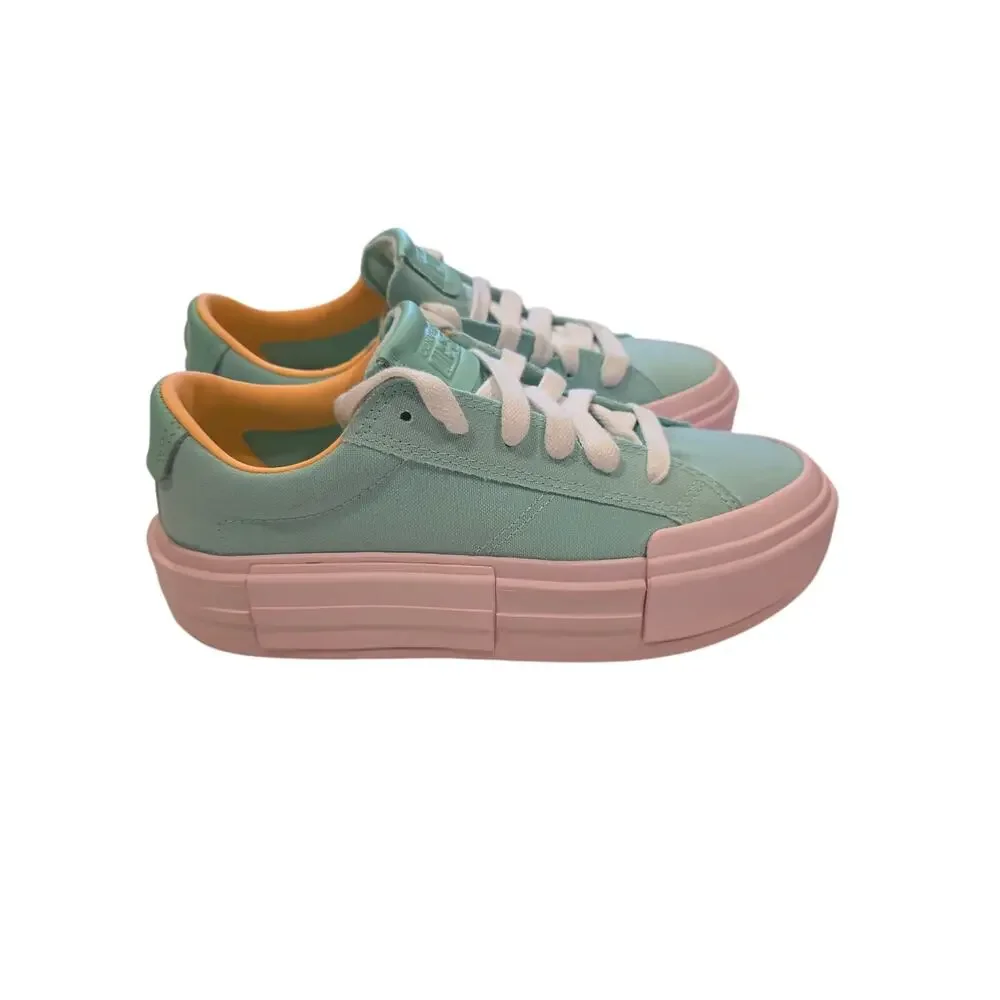 Converse Move Platform Low‎ Top Sneakers Women's 9 Mint Green Pink Canvas NWOT